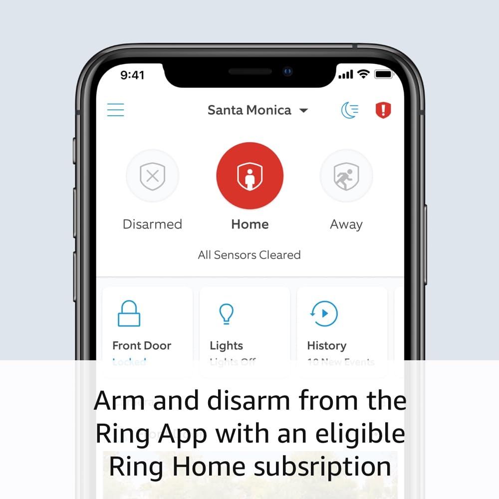 Ring Video Doorbell Wired with All-new Ring Indoor Cam (White) and Ring Alarm 5-Piece (White)