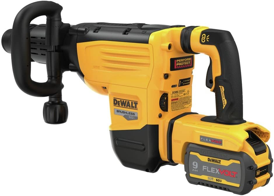 DEWALT 60V MAX* 22 lb. Cordless SDS MAX Chipping Hammer Kit (DCH892X1)