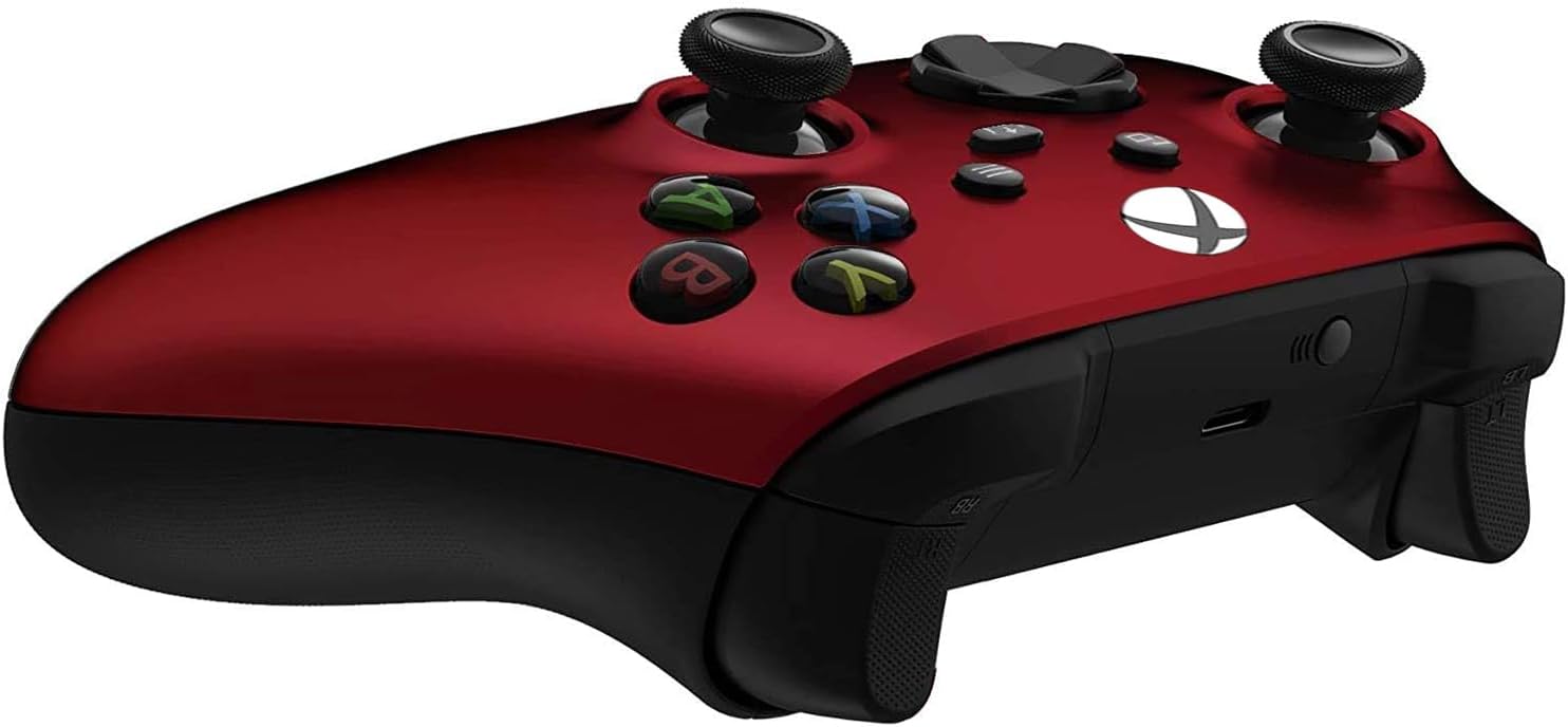 Custom Controllerzz Wireless Controller for Microsoft Xbox Series X/S & Xbox One - Custom Soft Touch Feel - Custom Xbox Series X/S Controller (X/S Red)