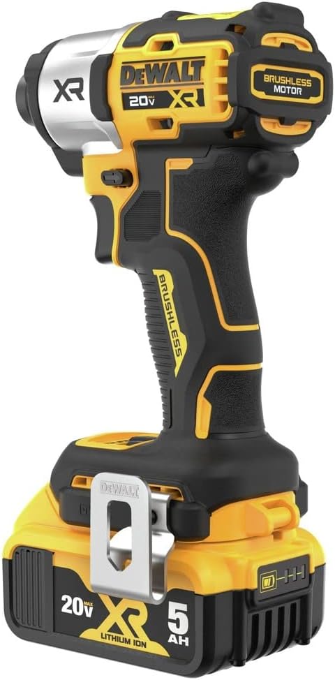 DEWALT 20V MAX Impact Driver, Cordless, 3-Speed, 2 Batteries and Charger Included (DCF845P2)