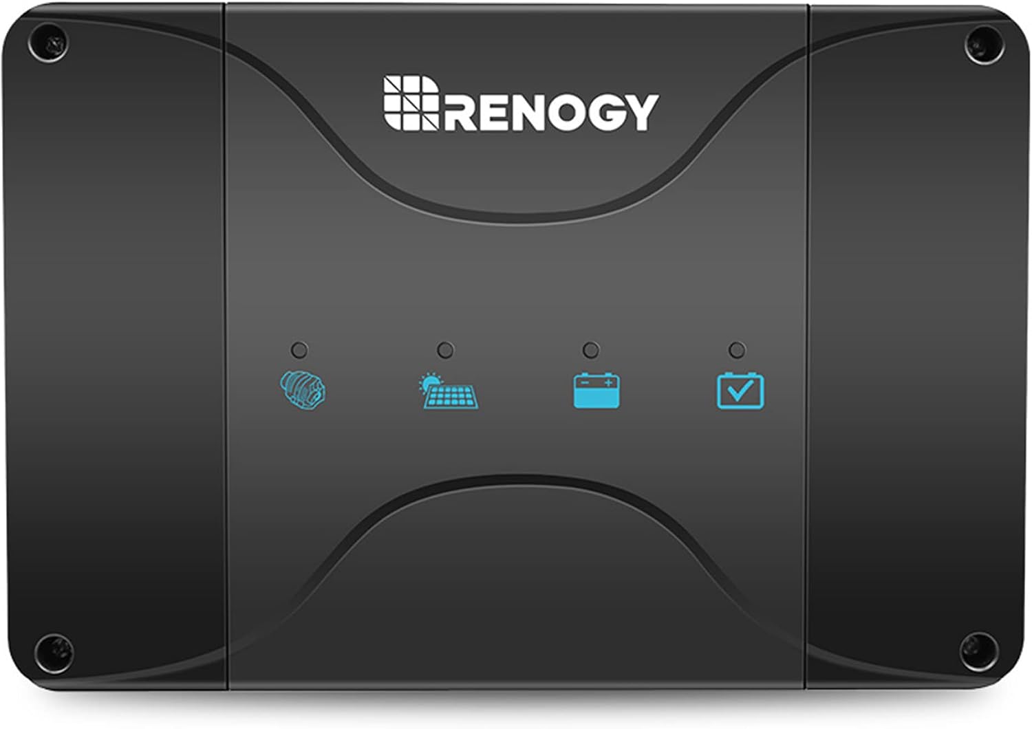 Renogy DC to DC Charger with MPPT 12V 30A Multi-Stage Charging - Smart On-Board Battery Charger for Solar/Alternator Input - Charges Lithium AGM Gel Flooded Batteries in RVs Cars Marine