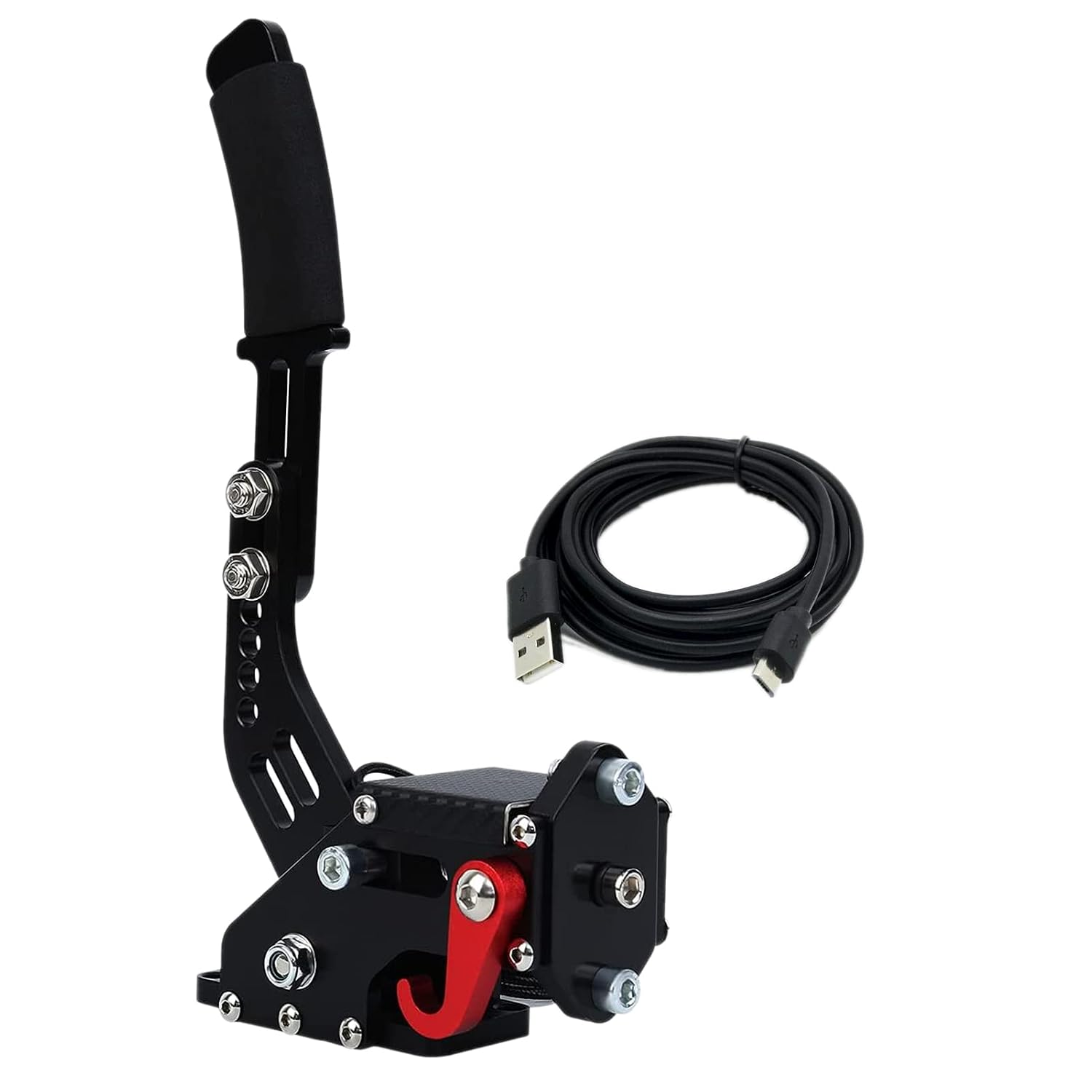 Obokidly Upgrade USB Handbrake Support G920 Compatible With XBOX ONE/XBOX ONE S For Simracing Game Sim Rig; And Suitable For PC (Black-2)