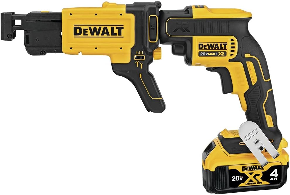 DEWALT Screw Gun Kit with Collated Drywall Attachment (DCF620CM2)