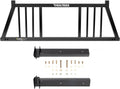 RealTruck Backrack Three Round Rack Frame + Hardware Kit for use w/ 21' Toolbox, Combo | Low Profile, Black | 147TR & 30201LP | Fits 1999-2016 Ford F-250/F-350/F-450