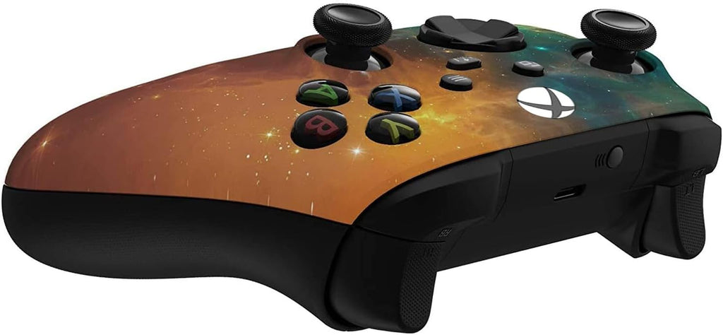 Custom Controllerzz Wireless Controller for Microsoft Xbox Series X/S & Xbox One - Custom Soft Touch Feel - Custom Xbox Series X/S Controller (X/S Vibrant Universe)