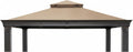 Garden Winds Reinforced RipLock 350 Replacement Canopy Top Cover Compatible with Tivering 10' x 12' Gazebo Model L-GZ025PCO7A - Beige
