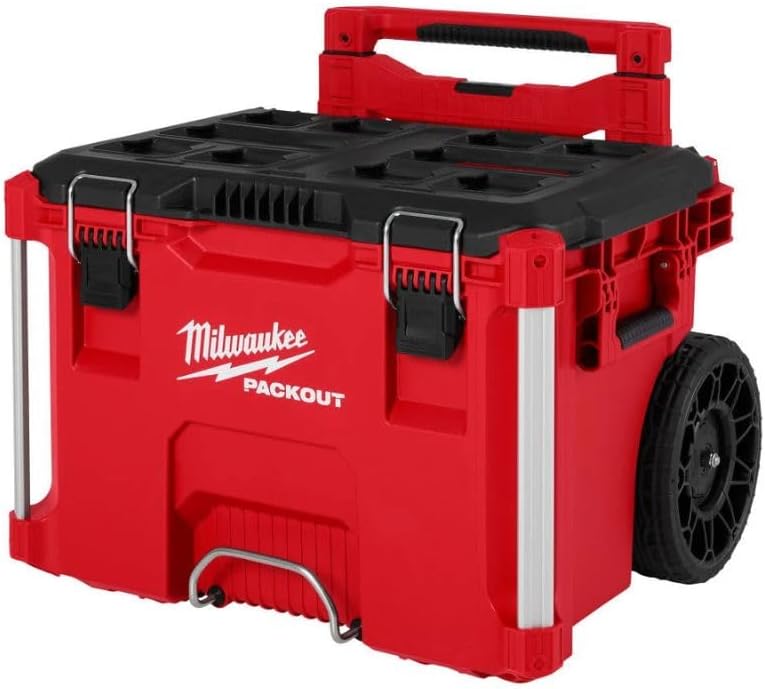Milwaukee Electric - PACKOUT 10 Compact Portable Tool Box with ADJUSTA