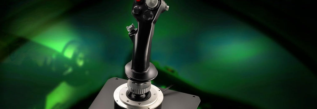 Thrustmaster HOTAS Warthog Flight Stick, A-10C Replica Metal Flight Simulator Joystick, Hall Effect Sensor, 19 Action Buttons, HOTAS Flight Stick for Flight Sim Controller Setup, Compatible with PC