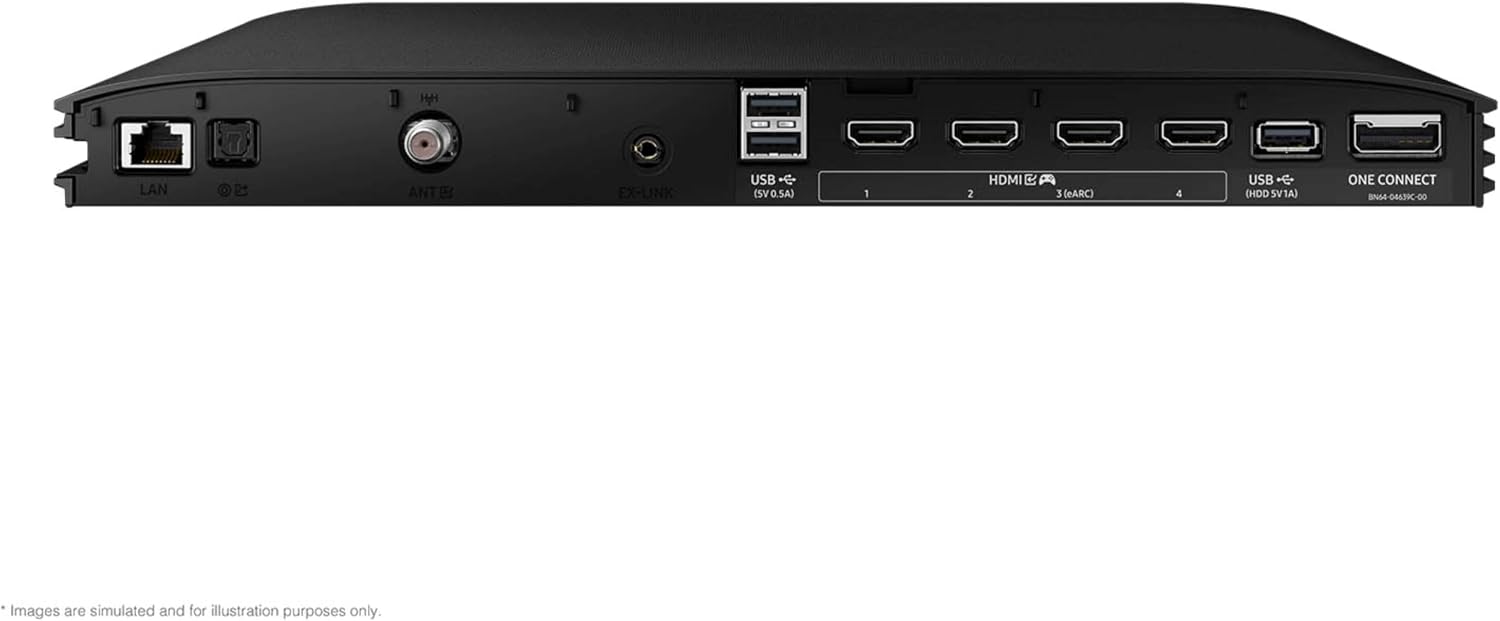 Samsung QN77S95FAFXZA 77 Inch OLED HDR Pro 4K Smart TV with an AudioQuest G8 8-Outlet USB-A/USB-C AC Power Surge Protector (2025)