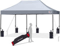 ABCCANOPY Patio Pop Up Canopy Tent 8x16 Commercial-Series (Gray)