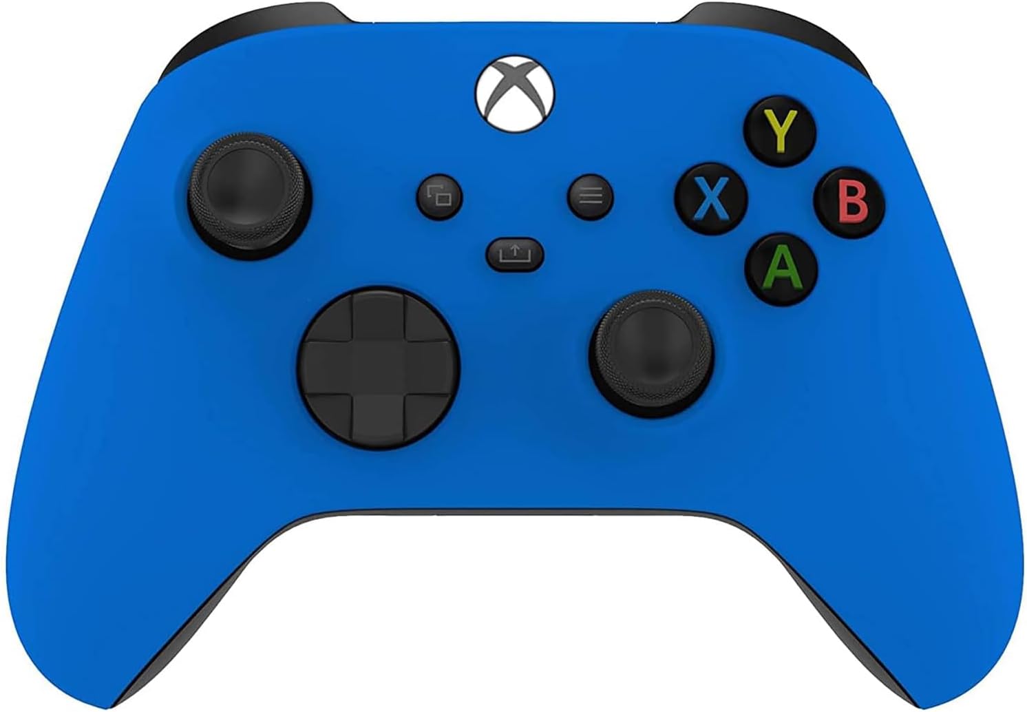 Custom Controllerzz Wireless Controller for Microsoft Xbox Series X/S & Xbox One - Custom Soft Touch Feel - Custom Xbox Series X/S Controller (X/S Blue)
