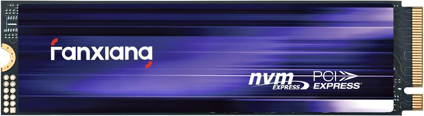 fanxiang S880 NVMe SSD 2TB, PCIe 4.0 M.2 2280 Gaming SSD, 3D NAND TLC, Seq. Read Speeds UP to 7300MB/s, Dynamic SLC Cache, Internal Solid State Drive for PS5 Enthusiasts, High End Computing, Gaming