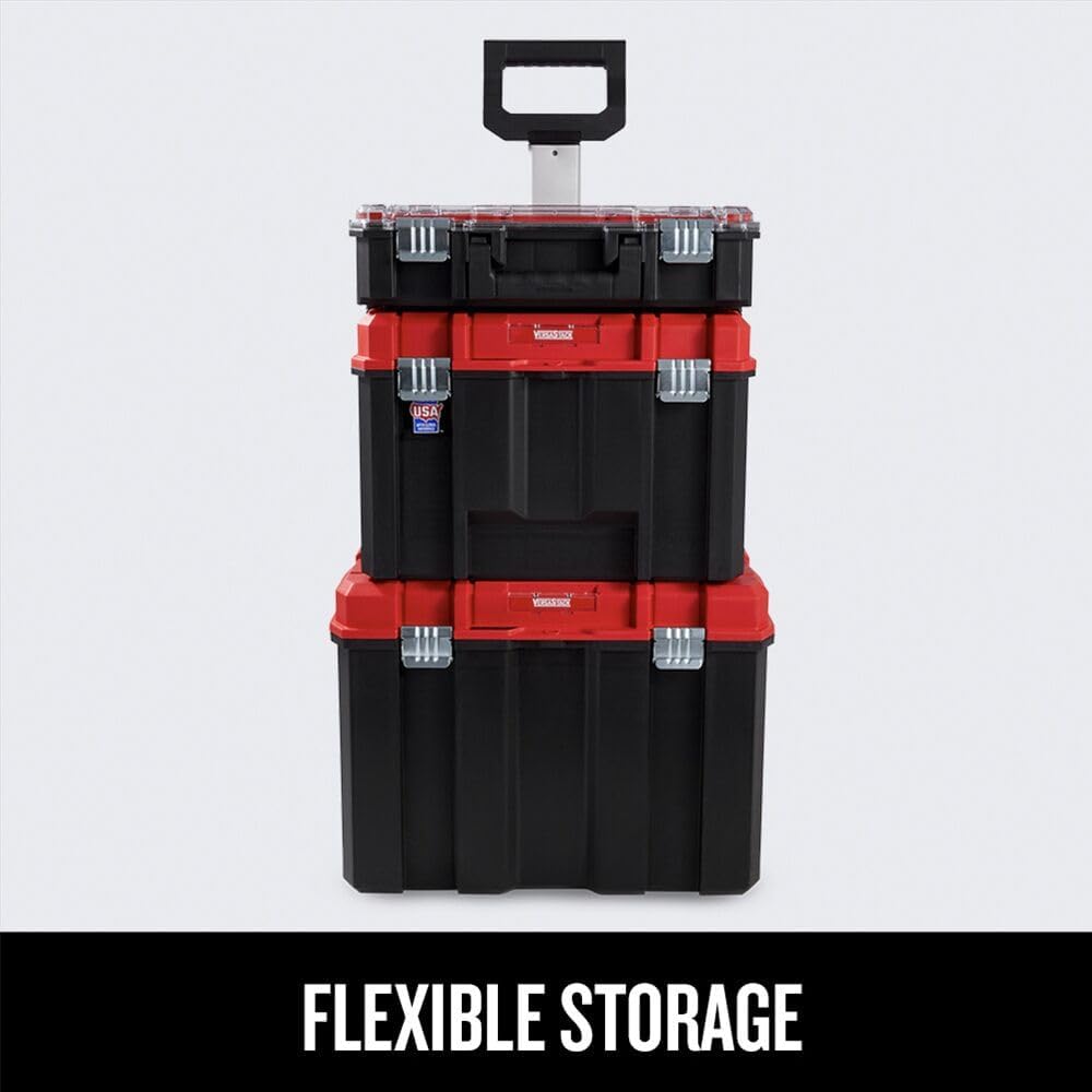 CRAFTSMAN VERSASTACK 17.126-in Metal Wheels Lockable Tool Box