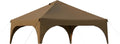 Garden Winds Reinforced RipLock 350 Replacement Canopy Top Cover Compatible with Coleman Instant 10' x 10' Tent Gazebo Model 2000023970 - Nutmeg
