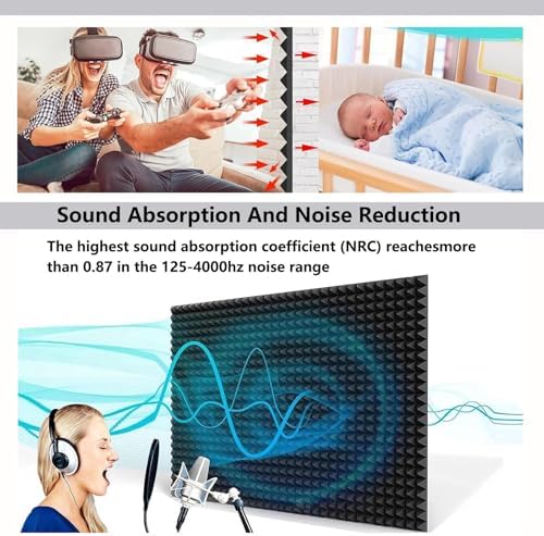 Portable Soundproof Recording Booth for Desktop, Red Isolation Room for Home Studio, Ideal for Microphone, Podcasts, Singing, Gaming & Broadcasting Equipment