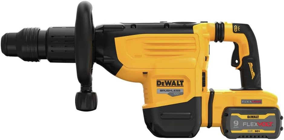 DEWALT 60V MAX* 22 lb. Cordless SDS MAX Chipping Hammer Kit (DCH892X1)