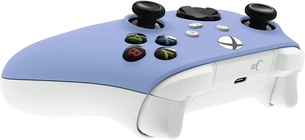 Custom Controllerzz Wireless Controller for Microsoft Xbox Series X/S & Xbox One - Soft Touch Feel - Custom Xbox Series X/S Controller (X/S Light Violet)