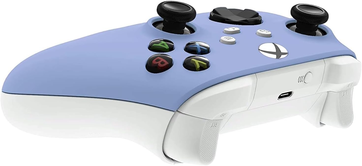 Custom Controllerzz Wireless Controller for Microsoft Xbox Series X/S & Xbox One - Soft Touch Feel - Custom Xbox Series X/S Controller (X/S Light Violet)