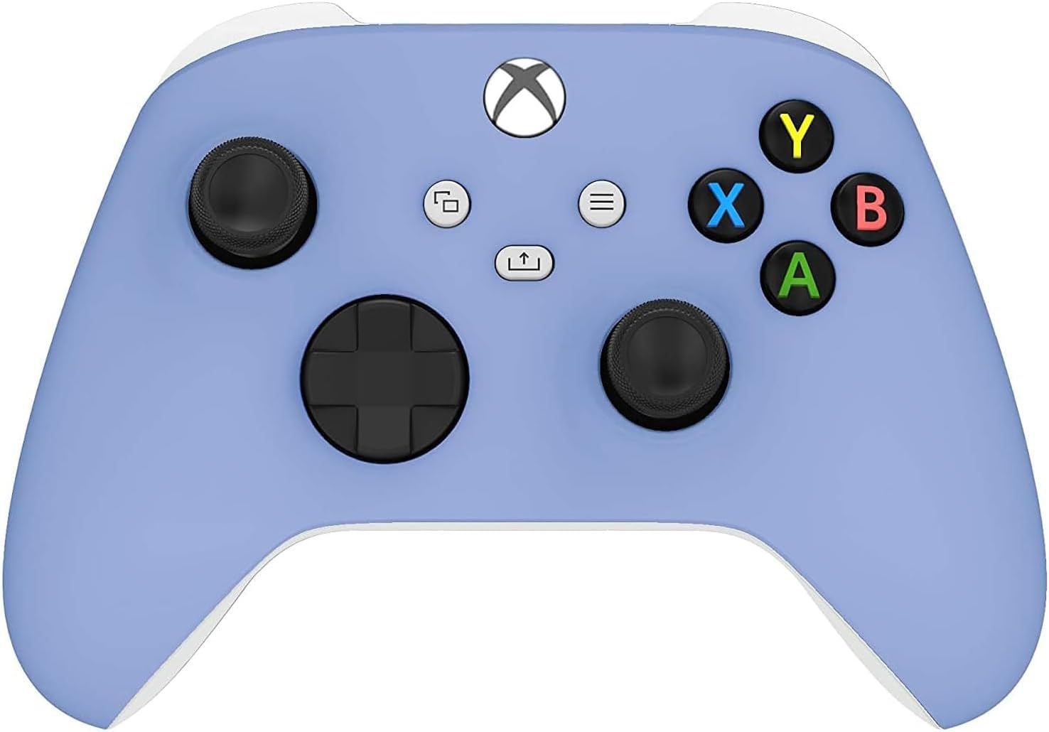 Custom Controllerzz Wireless Controller for Microsoft Xbox Series X/S & Xbox One - Soft Touch Feel - Custom Xbox Series X/S Controller (X/S Light Violet)