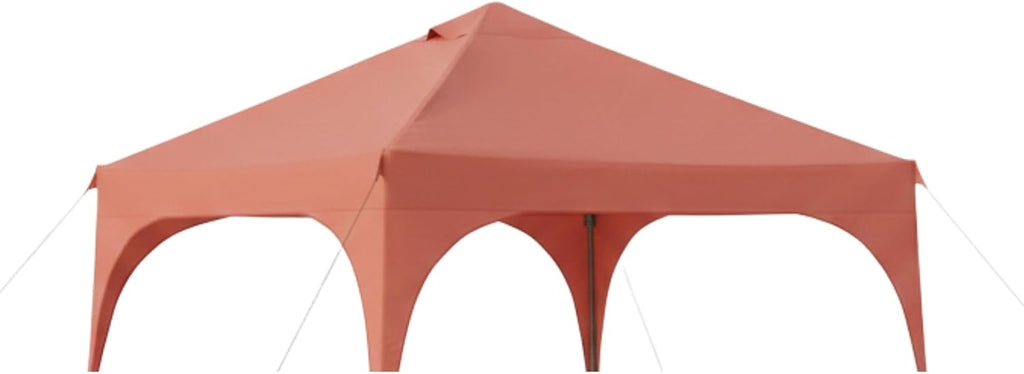 Garden Winds Reinforced RipLock 350 Replacement Canopy Top Cover Compatible with Coleman Instant 10' x 10' Tent Gazebo Model 2000023970 - Terra Cotta
