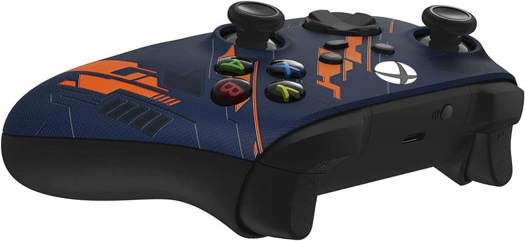 Wireless Controller for Microsoft Xbox Series X/S & Xbox One - Custom Soft Touch Feel - Custom Series X/S Controller (X/S Orange Armor)