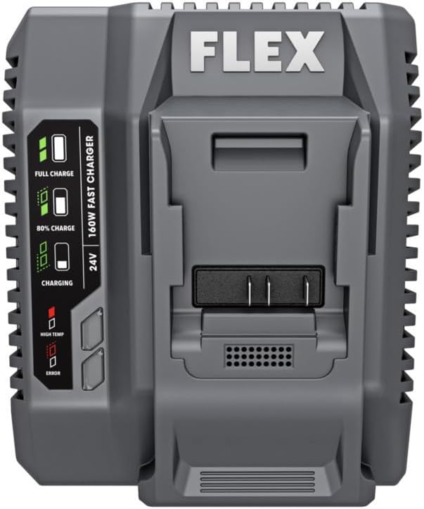 FLEX 24V Lithium-Ion Starter Kit with 5.0Ah Lithium Battery and 160W Fast Charger - FX0411-1C