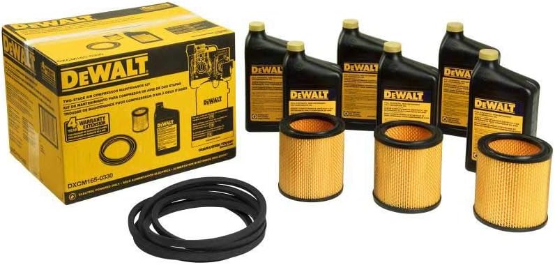 DeWALT DXCM165-0330 7.5 HP Two Stage Compressor Maintenance Kit