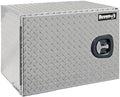 Buyers Products 1702230 Underbody Truck Tool Box with Barn Doors, 24x24x30 Inch, Diamond Tread Aluminum, Made in USA, Compression Latch, Weather Resistant, Toolbox for Flatbeds, Trailers & Work Trucks