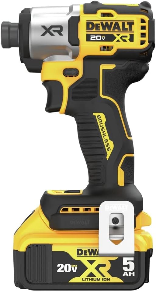 DEWALT 20V MAX Impact Driver, Cordless, 3-Speed, 2 Batteries and Charger Included (DCF845P2)