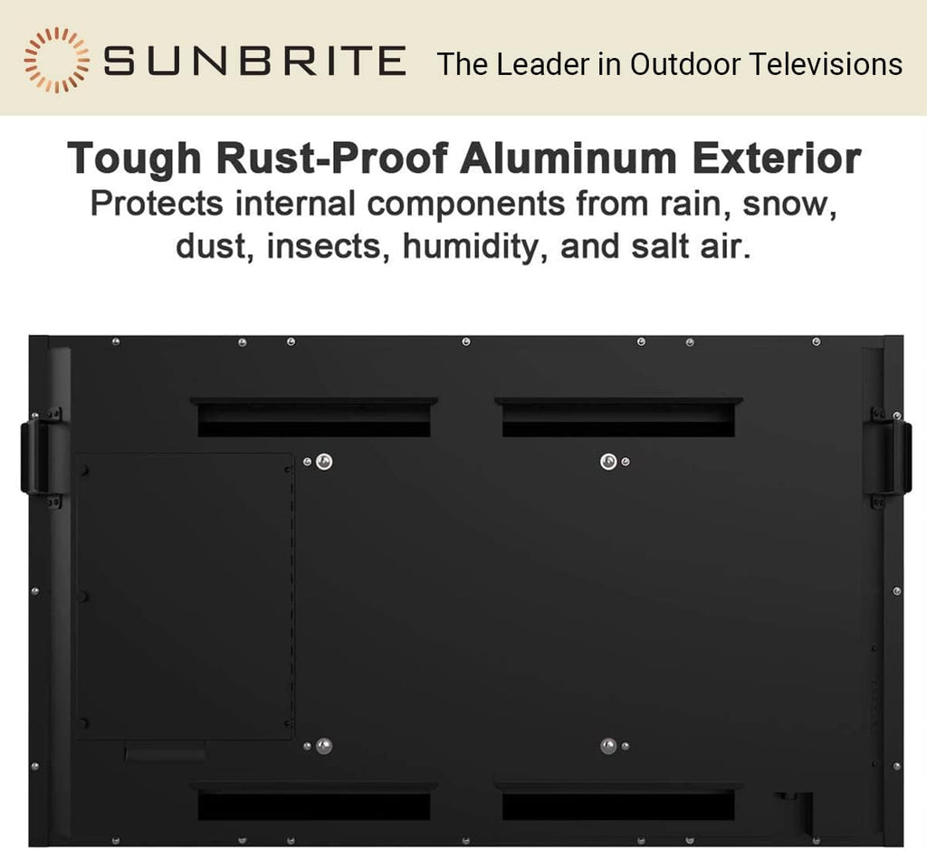 SunBrite 49-inch Outdoor Television 4K with HDR - Pro 2 Series - for Full Sun SB-P2-49-4K-BL