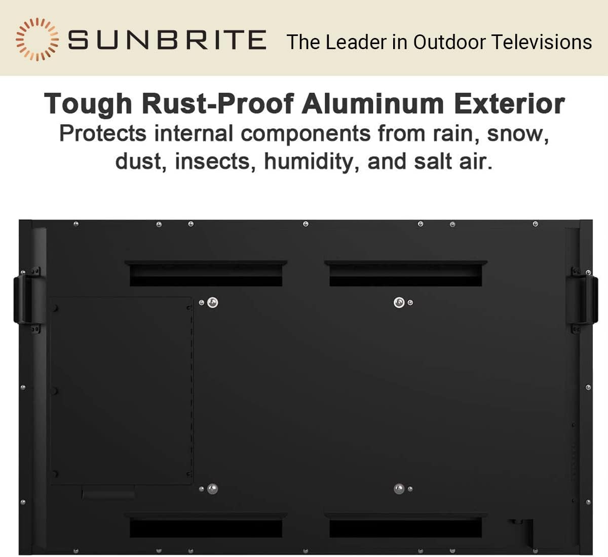 SunBrite 49-inch Outdoor Television 4K with HDR - Pro 2 Series - for Full Sun SB-P2-49-4K-BL