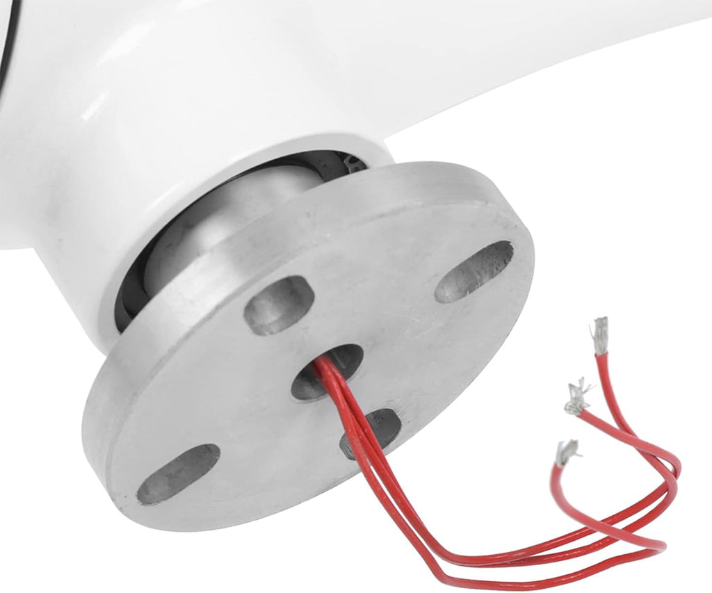 800W Wind Turbine and Windmill Generator System 6 Blade with Wind Controller for Marine, Residential, Outdoor Applications - Complete Kit for Boats, Terraces, Cabins, Home Power (White 48V)