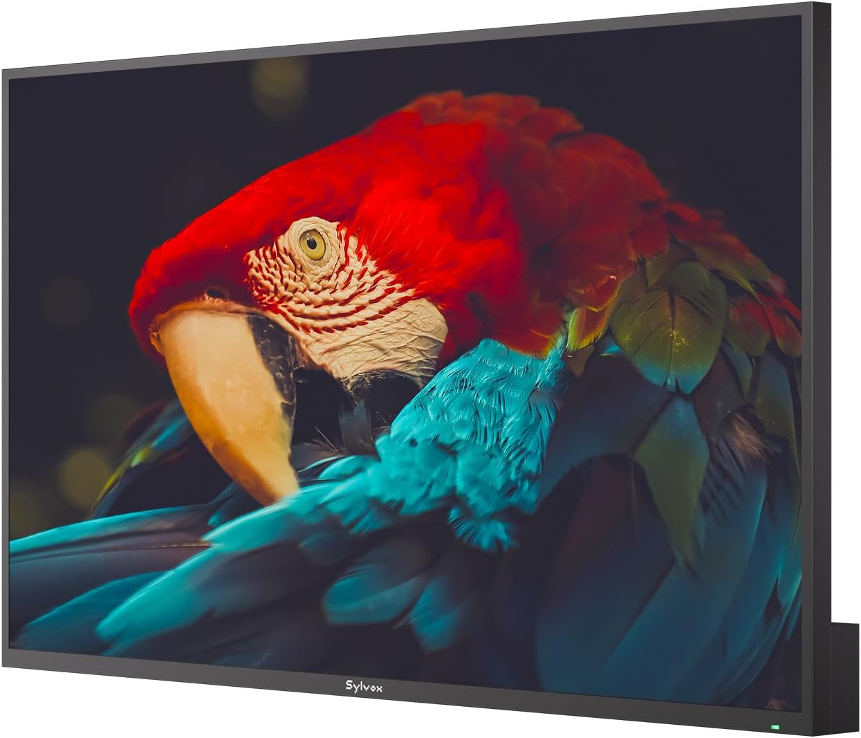 SYLVOX 75 inch Outdoor Mini-LED QLED TV with Wall Mount, 4K UHD, 2000 Nits Full Sun, Anti-Glare Screen, 120Hz, IP56 Waterproof, Dual 30W Dolby Atmos Speaks (Cinema/2025)