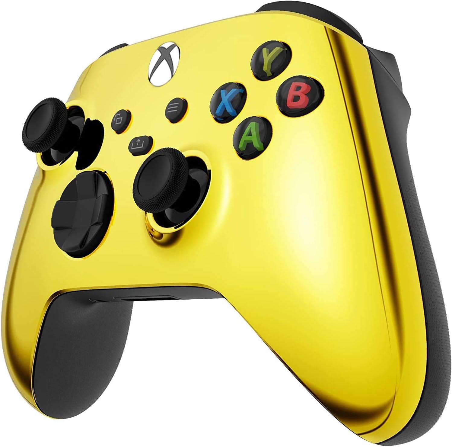 Custom Controllerzz Wireless Controller for Microsoft Xbox Series X/S & Xbox One - Custom Soft Touch Feel - Custom Xbox Series X/S Controller (X/S Gold)