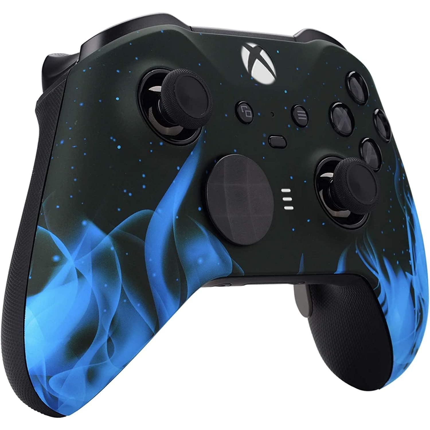 Custom Controllerzz Elite Series 2 Controller Compatible With Xbox One, Xbox Series S and Xbox Series X (Blue Flame)