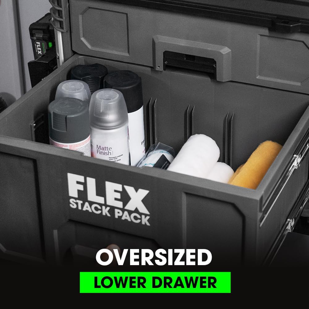 FLEX STACK PACK Storage System 2-Drawer Tool Box - FS1106