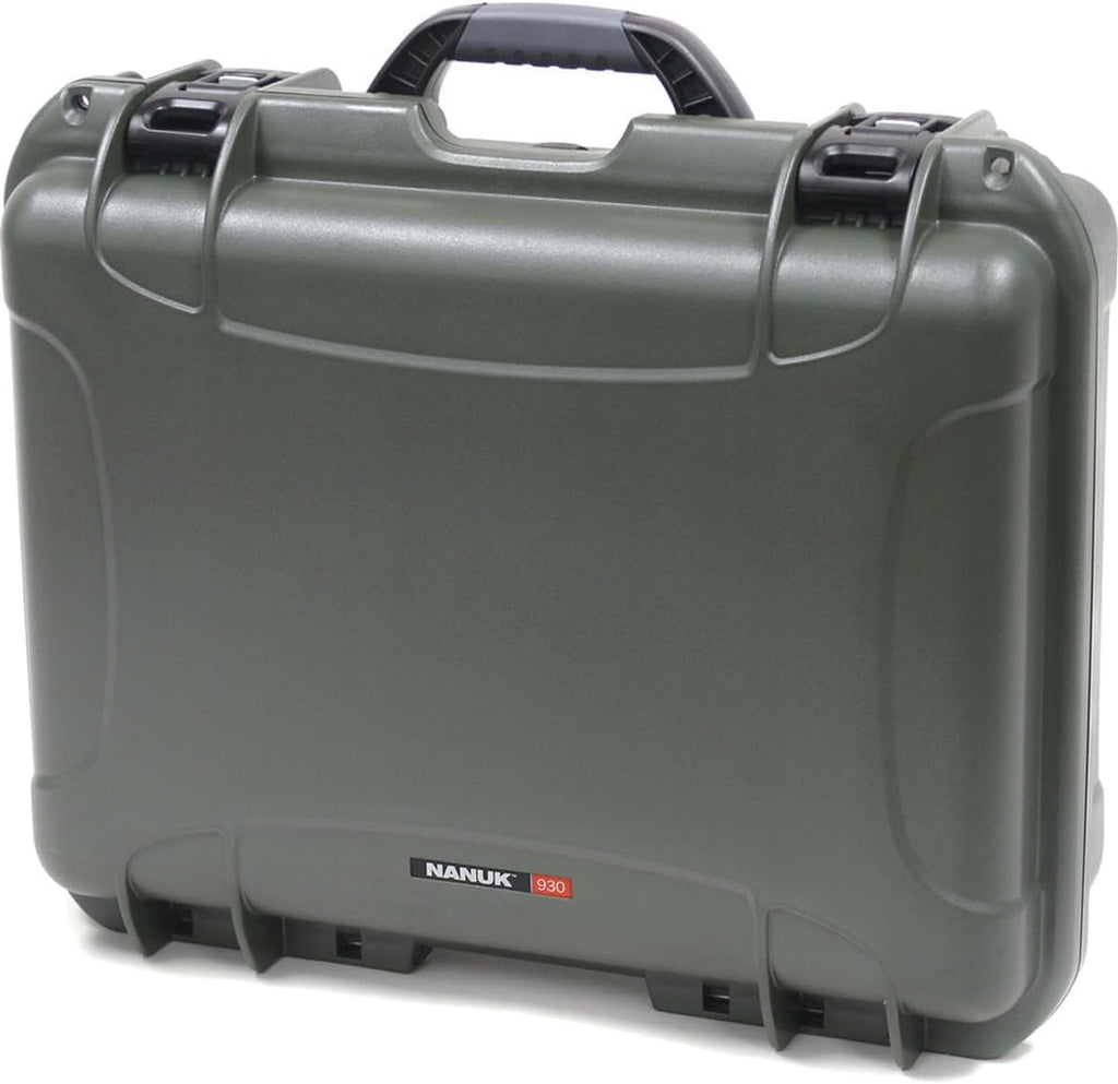 NANUK 930 Waterproof Hard Case with Foam Insert - Olive