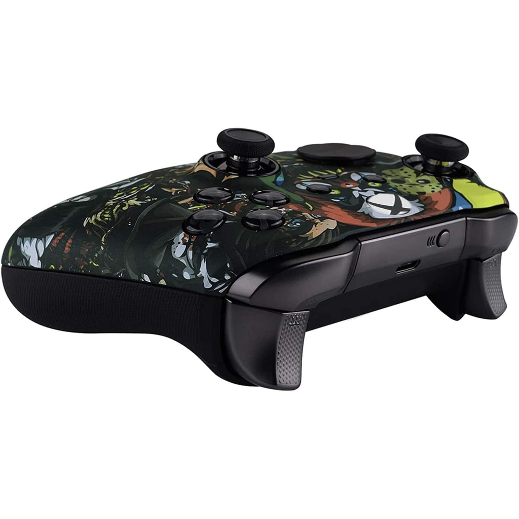 Custom Controllerzz Elite Series 2 Controller Compatible With Xbox One, Xbox Series S and Xbox Series X (Scary Party)