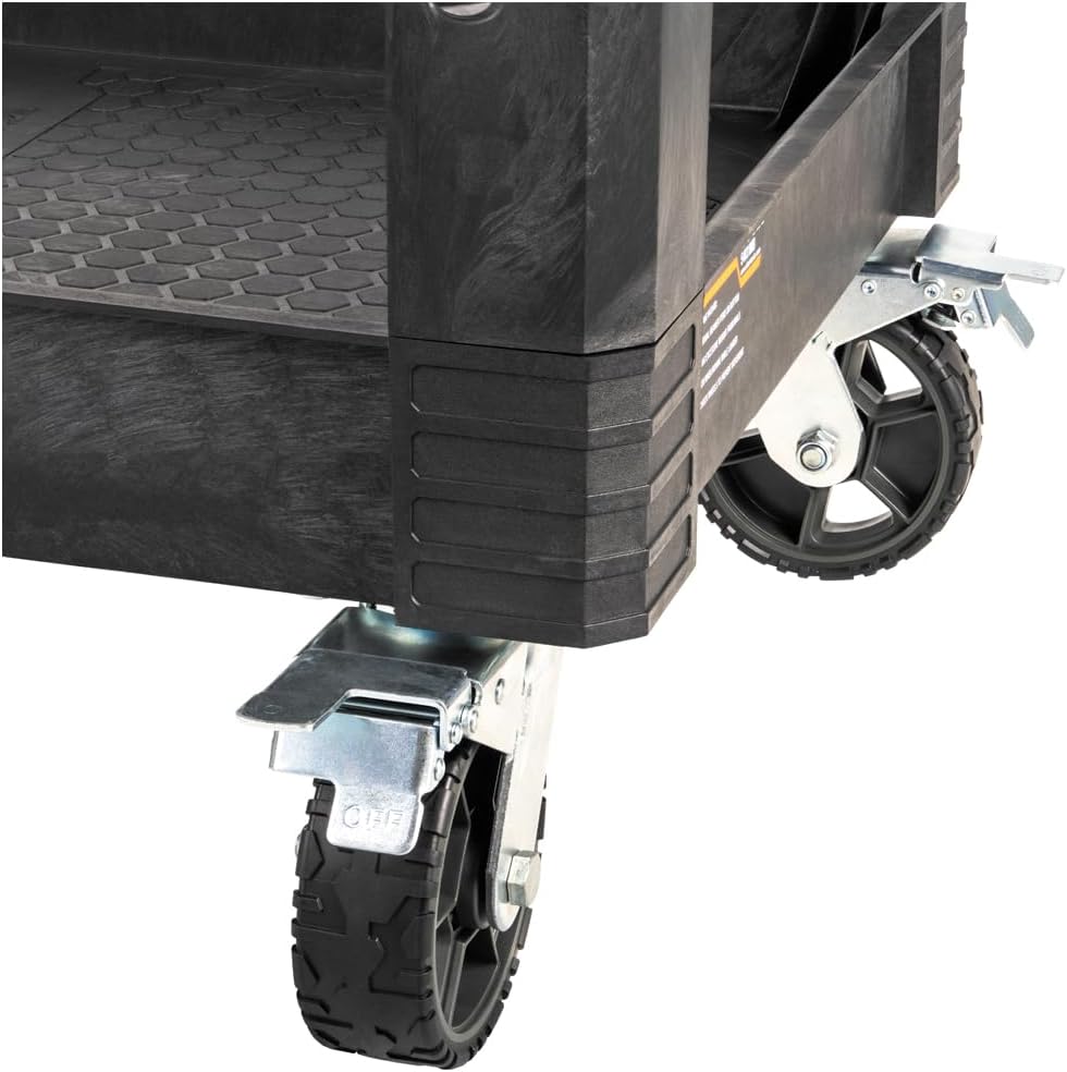 Klein Tools MODbox Utility Cart, 6-Inch Wheels, Rolling Tool Cart, 500-Pound Capacity for Jobsite and Warehouse
