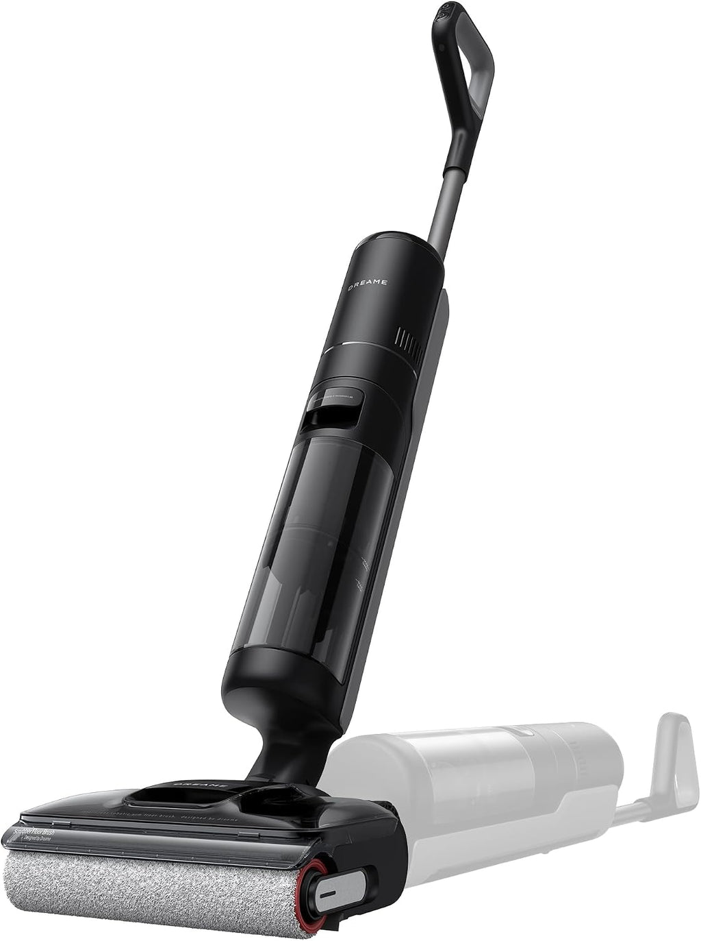 DREAME H12 Pro FlexReach Wet Dry Vacuum Cleaner, 0 Tangle Cordless Vacuum Mop All-in-One for Hard Floors, 180° Lie-Flat Floor Cleaner Machine with 194°F Hot Self-Cleaning, 50Mins Runtime