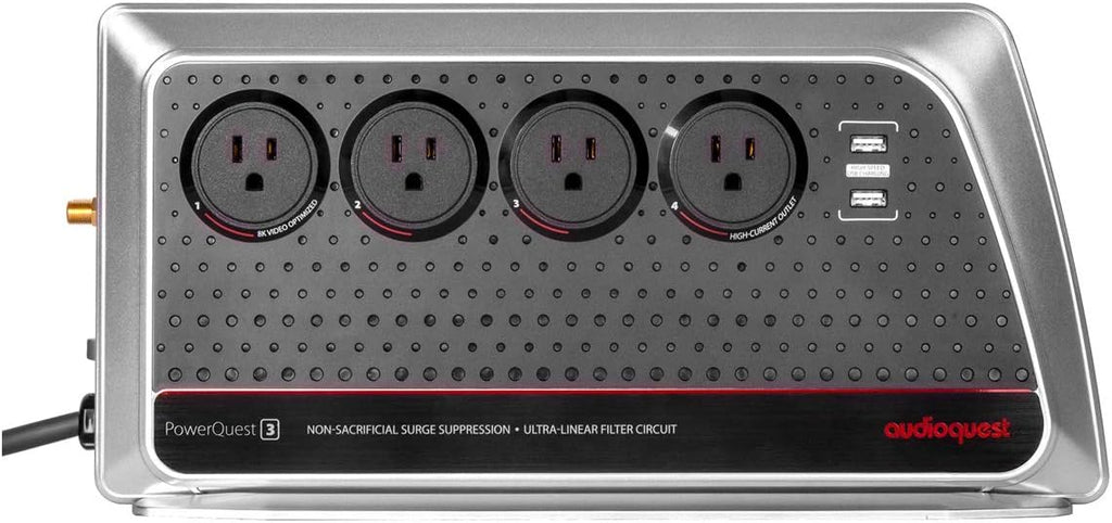 Sony K65XR90 65 Inch XR90 Series Bravia Mini LED HDR QLED 4K Google TV with an AudioQuest PowerQuest3 Power Filter/Surge Protector 8 Outlet (2024)