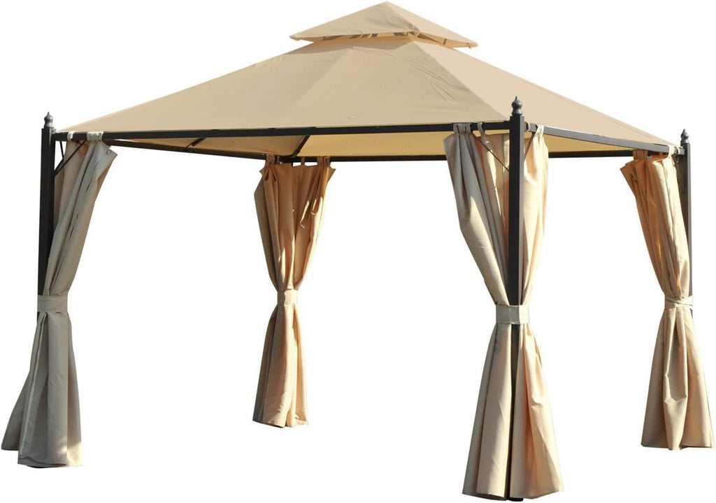 Garden Winds Replacement Canopy Top Cover Compatible with The Outsunny 10 x 10 Gazebo - RipLock 350