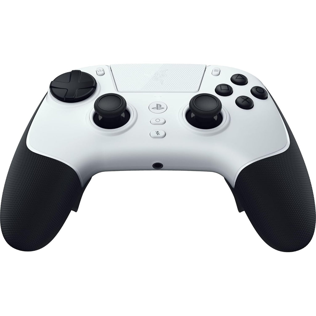 Razer Raiju V3 Pro Wireless Esports Controller – Officially Licensed for PlayStation, Lag-free Esports Grade Performance, 6 Remappable Buttons, TMR Thumbsticks, Fast Triggers, for PS5 & PC – White