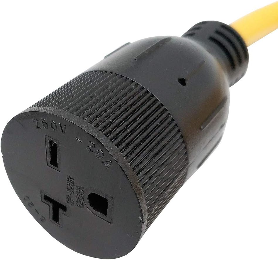 Parkworld NEMA 6-20 Extension Cord 6-20P to 6-20R (T Blade Female Also for 6-15R Adapter) 250V, 20A, 5000W UL Listed (100FT)