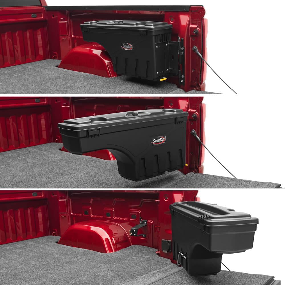 RealTruck UnderCover SwingCase Truck Bed Storage Box | SC302P | Fits 2019 - 2025 Dodge Ram 1500/2500 Passenger Side (New Body Style)