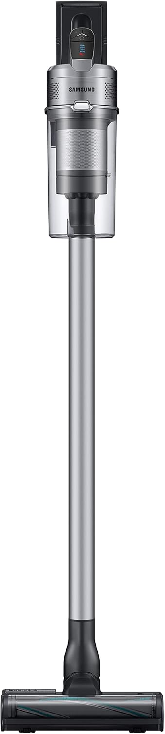 SAMSUNG Jet 75 Complete Cordless Stick Vacuum Cleaner w/ Clean Station, Removable Battery, Lightweight, Powerful Cleaning for Hardwood Floors, Carpets, Area Rugs, VS20T7551P5/AA, Silver
