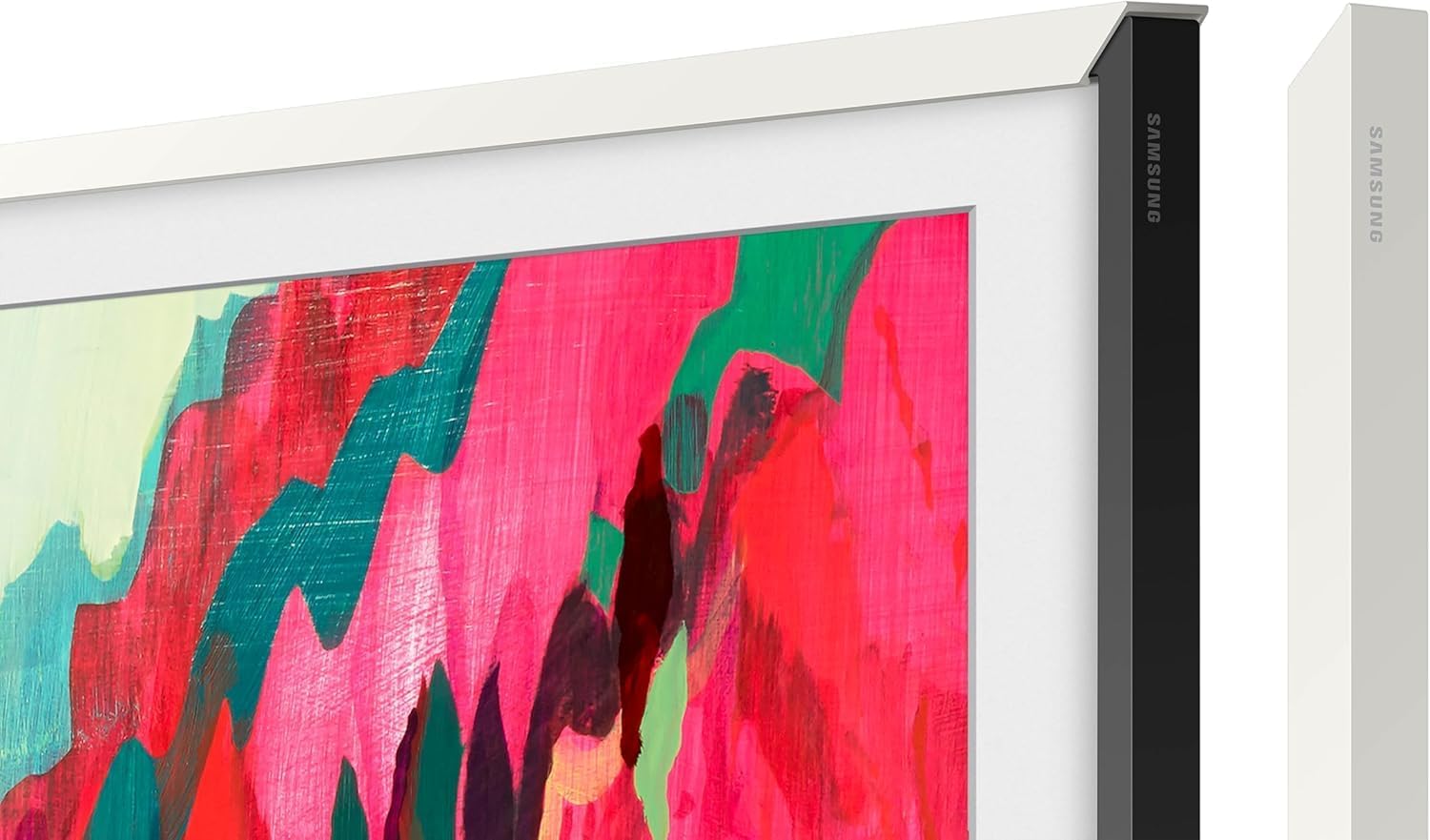 Samsung 75-Inch Class QLED 4K LS03D The Frame Series Quantum HDR Smart TV (QN75LS03D, 2024 Model) + Includes White Bezel Value $199 - VGSCFF75WTB