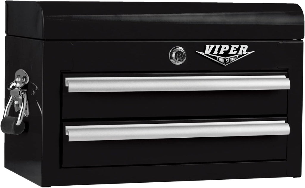 Viper Tool Storage 18-Inch 2-Drawer Mini Tool Chest, Black