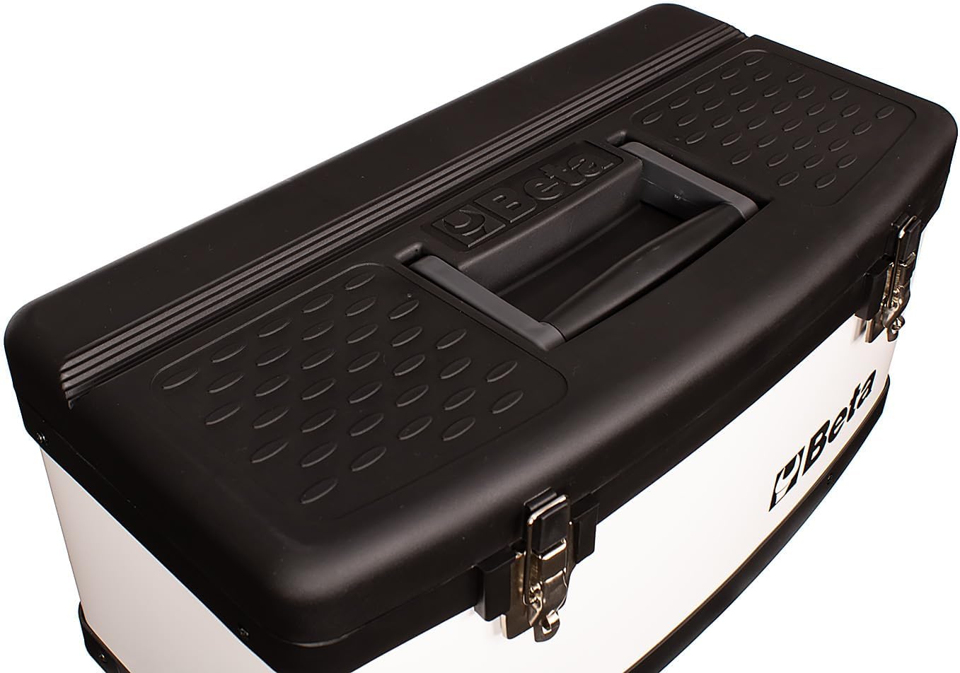 Beta C41H Two-Module Rolling Tool Chest, Detachable Tool Box, Telescopic Handles, White