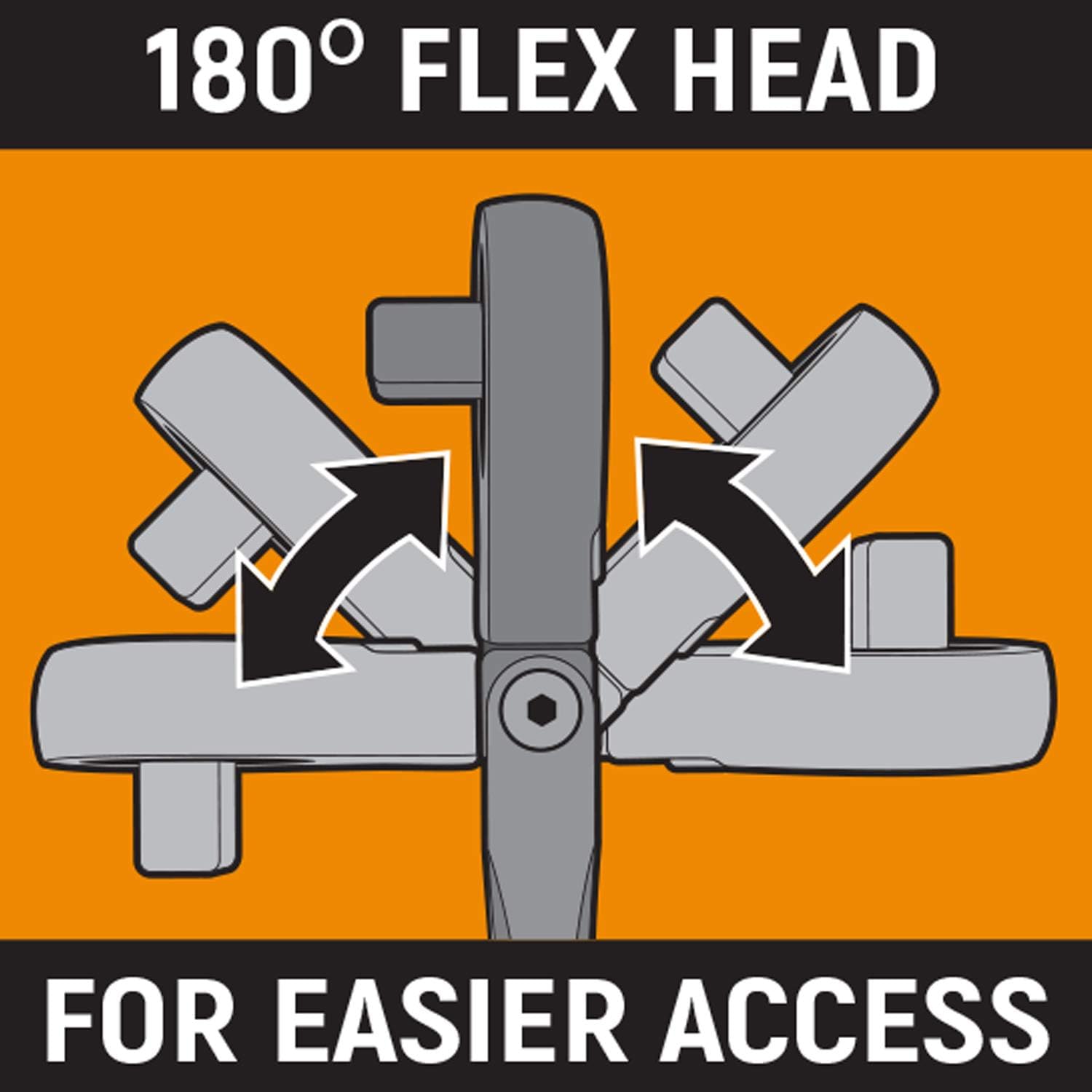 GEARWRENCH 3 Pc. 1/4', 3/8' & 1/2' Drive 90 Tooth Dual Material Locking Flex Head Ratchet Set - 81298T, Multi, One Size